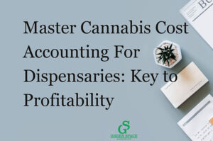Managing cost accounting for dispensaries